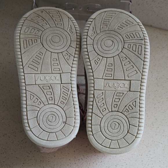 Sugar Pink Glitter High-Top Sneakers for Kids - Picture 5 of 5